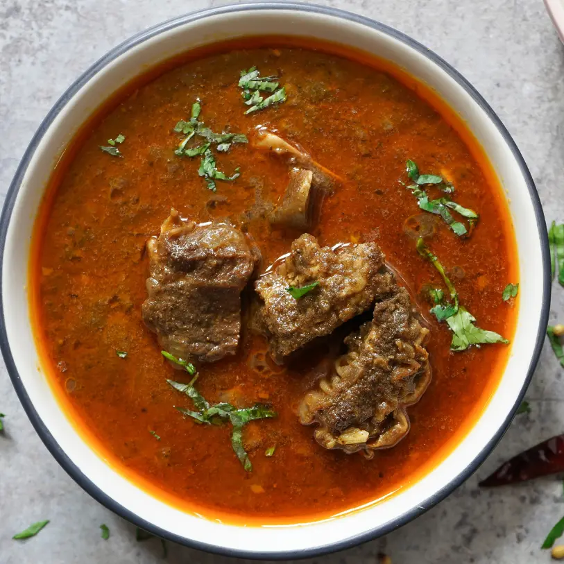 Lamb Curry at Punjaabi by Royal Paan Edmonton — tender lamb in aromatic curry