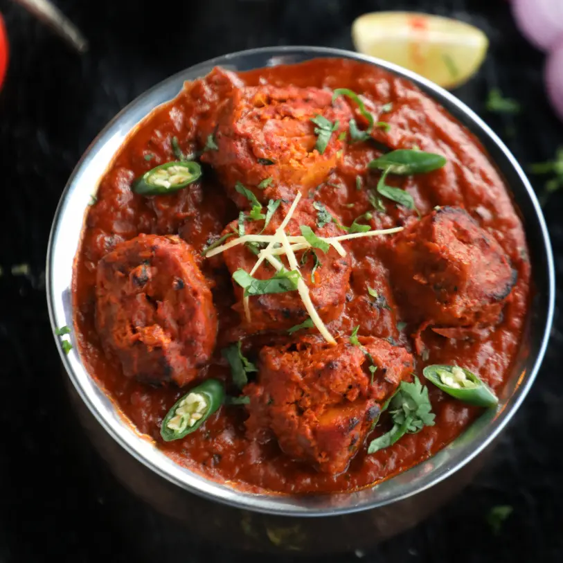 Soya Chaap — creamy soya chaap at Punjaabi by Royal Paan Edmonton Alberta